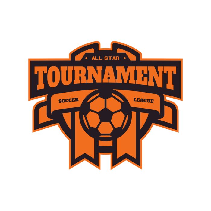 Tournament Soccer league logo template Thumbnail