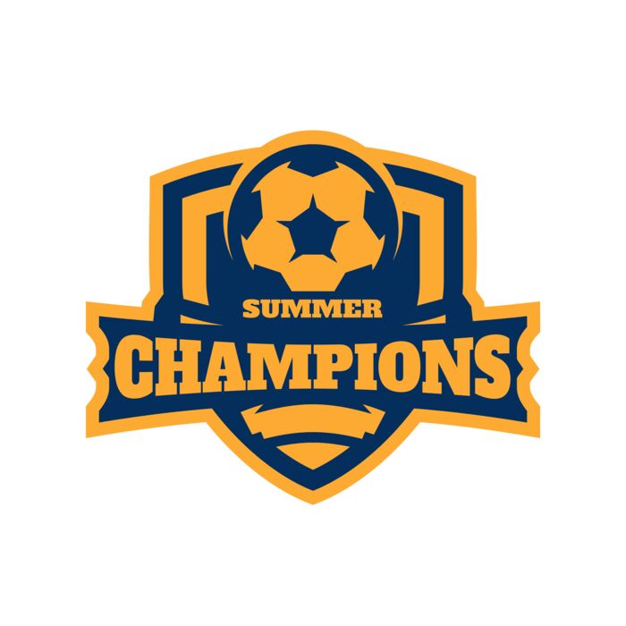Champions Summer Soccer logo template Thumbnail