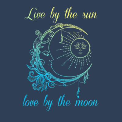 Live by the Sun - Bella Unisex CVC Jersey Tee Design