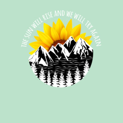 The Sun will Rise - Bella Unisex CVC Jersey Tee Design