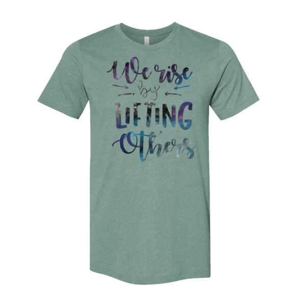 We Rise by Lifting Others - Bella Unisex CVC Jersey Tee Thumbnail