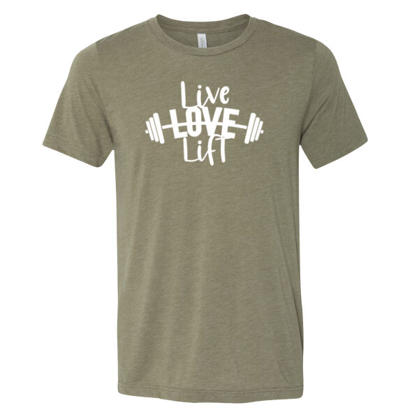 Live Love Lift - Bella Unisex CVC Jersey Tee Thumbnail