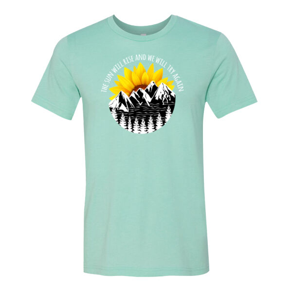 The Sun will Rise - Bella Unisex CVC Jersey Tee Thumbnail