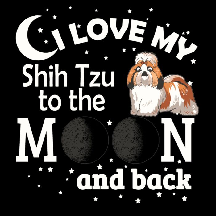 05 i love my Shih Tsu White Thumbnail