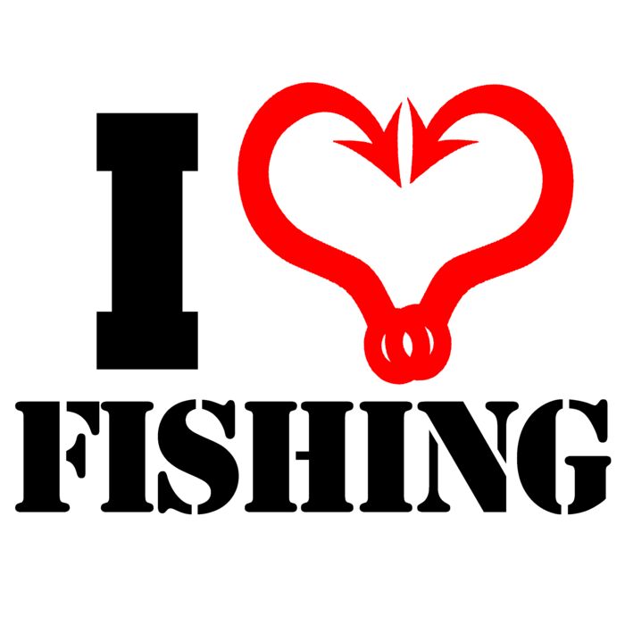 02 I heart fishing  BLACK Thumbnail