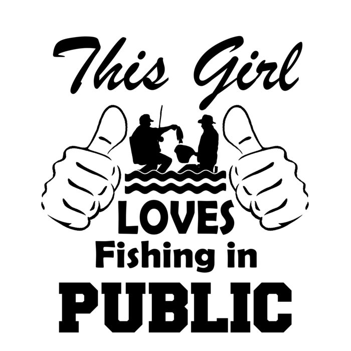 04 this girl fishing in public black Thumbnail