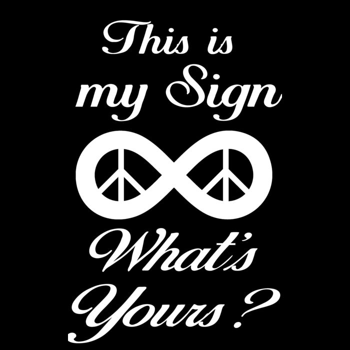 This is My Sign infinity white Thumbnail