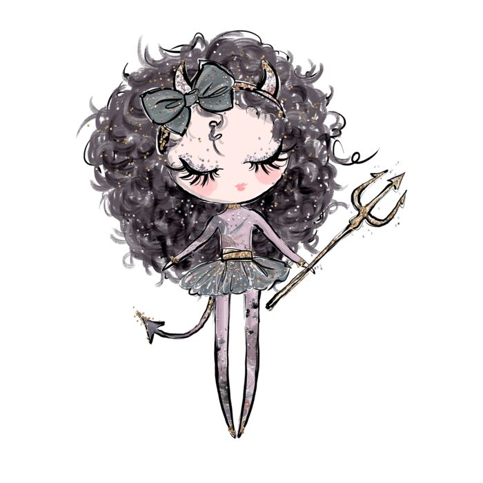 Girl 3 Devil Brunette 1 Thumbnail