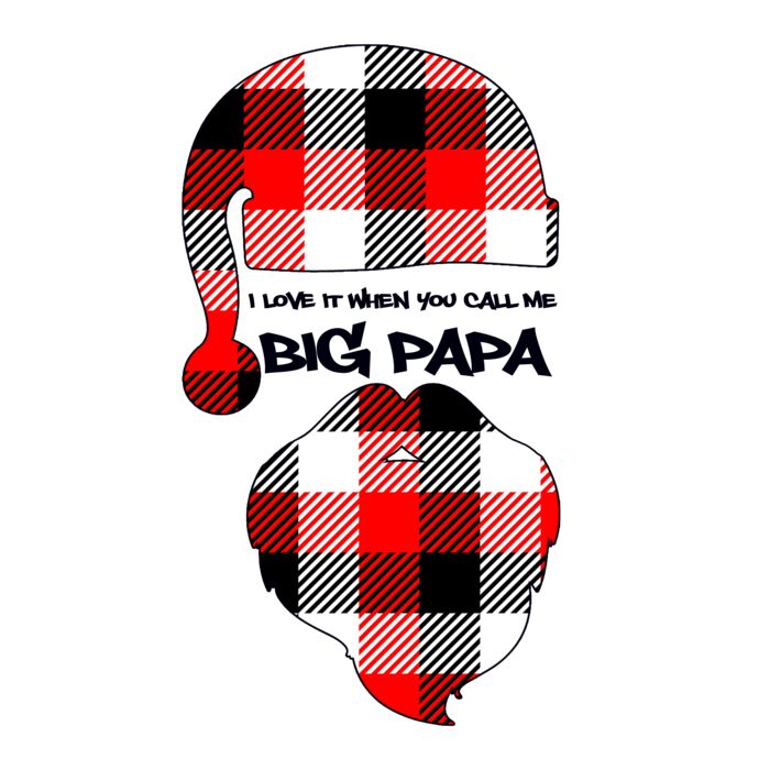 Big Papa Santa T Shirt Thumbnail