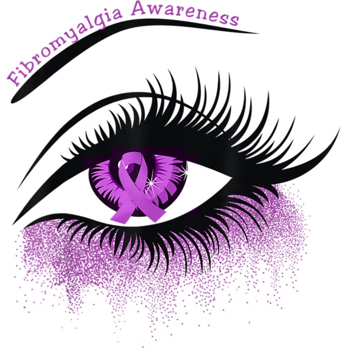 Fibromyalgia Awareness T Shirt Perfect Eyes For Women Thumbnail