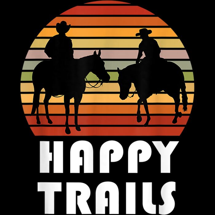 Trail Riding  Horse Lover Gift for Cowboys Cowgirls T Shirt Thumbnail