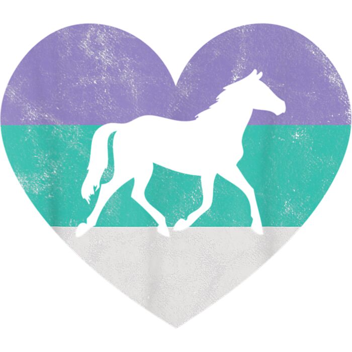 Horse Gift Shirt For Women  Girls Retro Vintage Cute Thumbnail