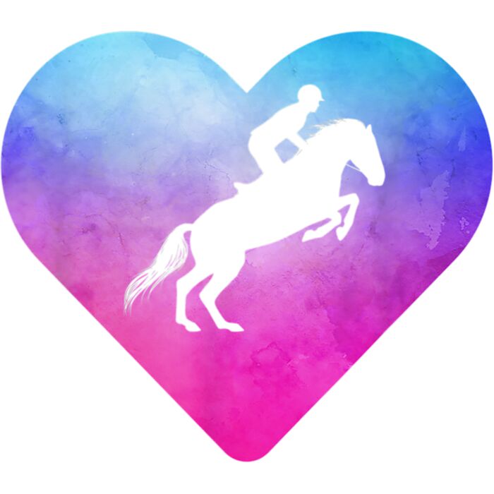 Women or Girls Show Jumping Horse T Shirt Thumbnail