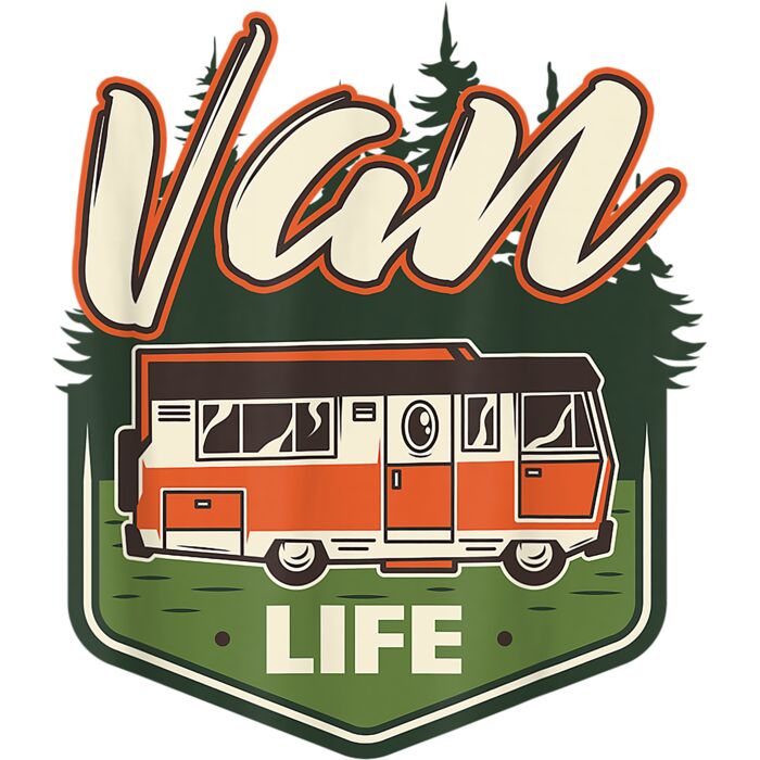 Everyday Vanner Outdoors Camping Van Life Gift Campers RV T Shirt Thumbnail