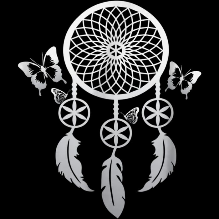 Rainbow Butterfly Dream Catcher T shirt 4 Thumbnail