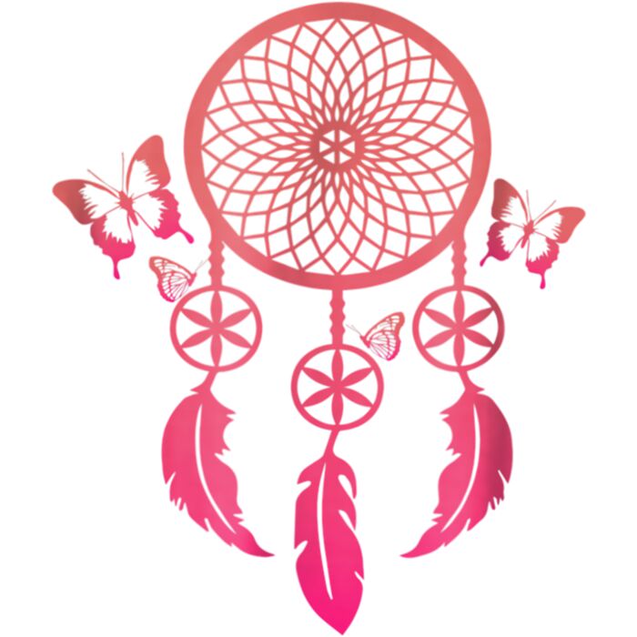 Rainbow Butterfly Dream Catcher T shirt 3 Thumbnail