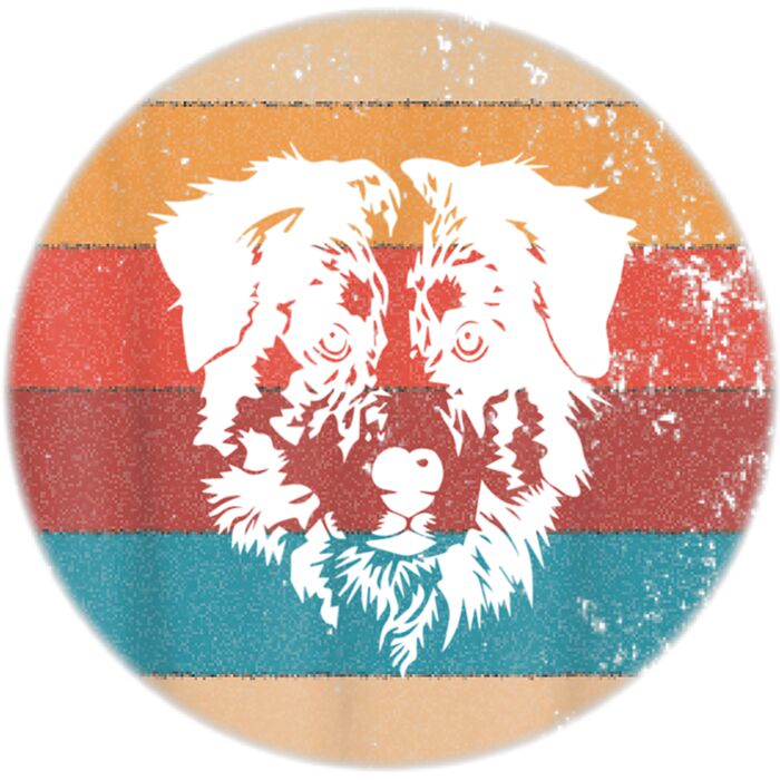 Australian Shepherd Tshirt   Vintage Retro Aussie Dog Gift Thumbnail