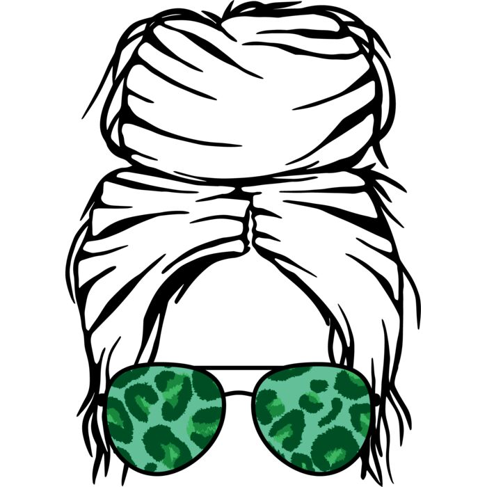 CF   Messy bun Leopard  12  Thumbnail