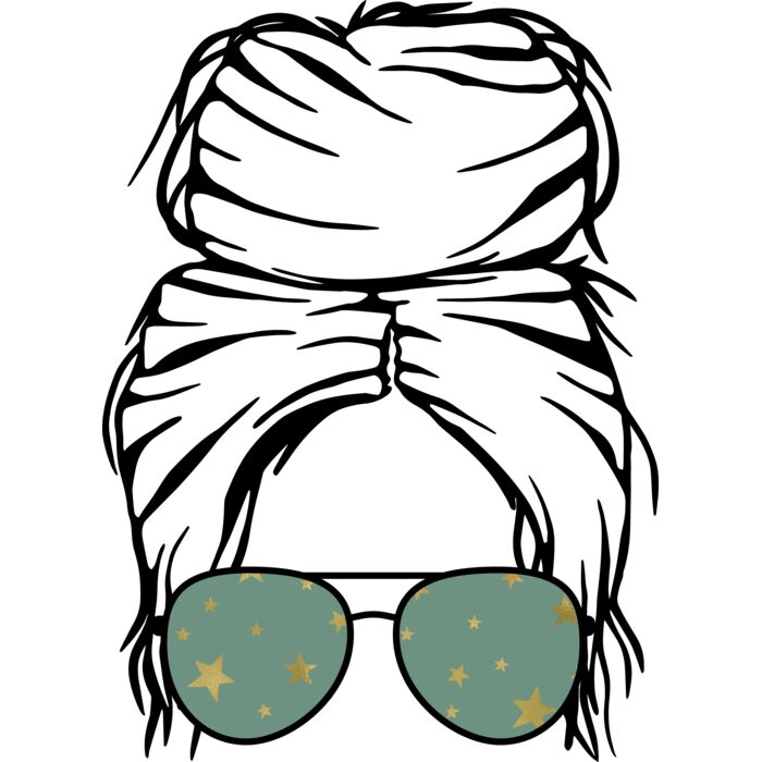 CF   Messy bun Stars  6  Thumbnail