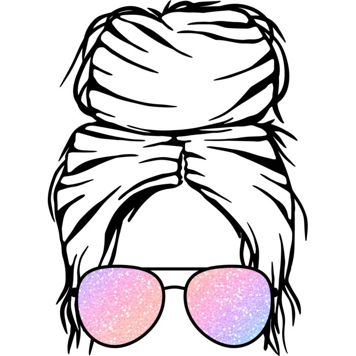 CF   Messy bun Pastel Glitter  10  Thumbnail