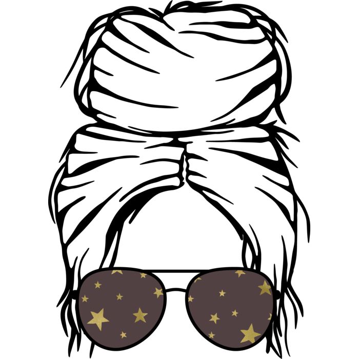 CF   Messy bun Stars  5  Thumbnail