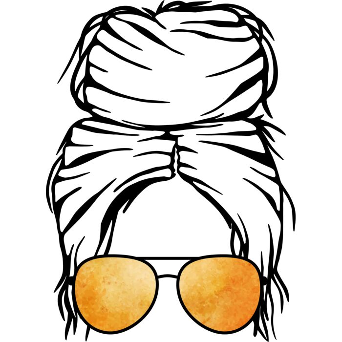 CF   Messy bun Watercolor  7  Thumbnail