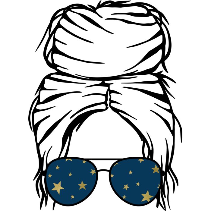 CF   Messy bun Stars  4  Thumbnail