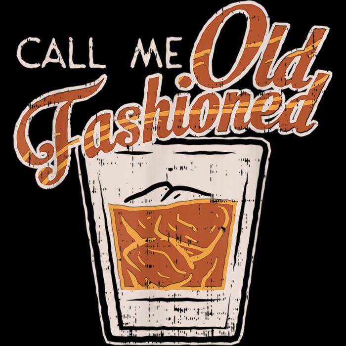 Vintage Call Me Old Fashioned Whiskey Bourbon Scotch Brandy T Shirt Thumbnail