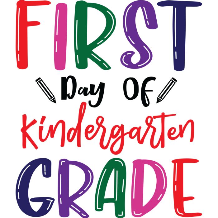 First Day Of Kindergarten Grade Thumbnail