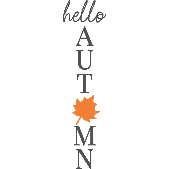 Sign Hello Autumn Thumbnail