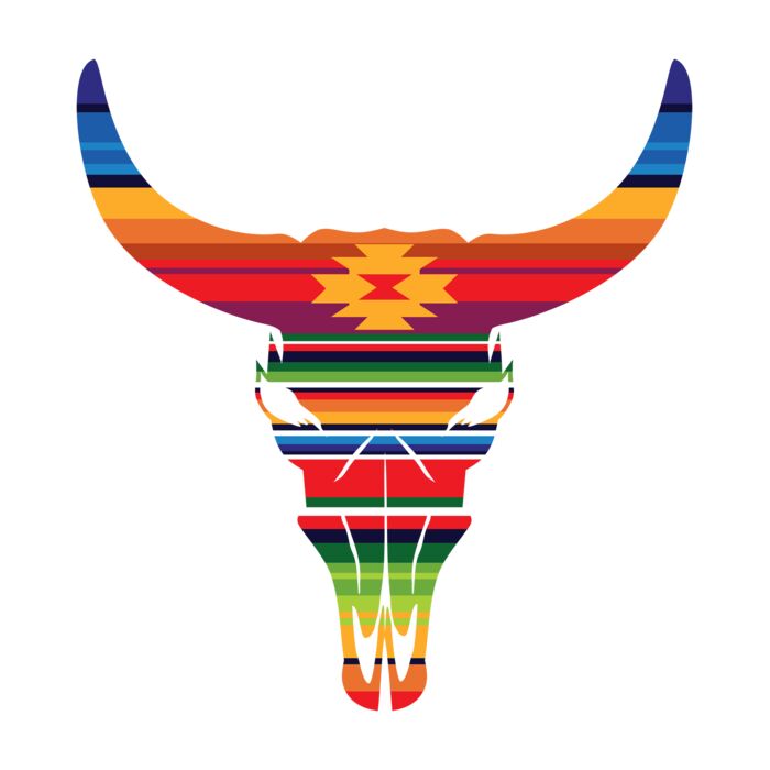 Serape Cow Skull Thumbnail