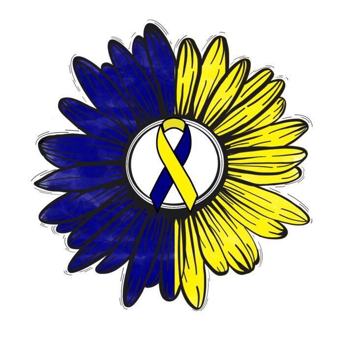 DOWN SYNDROME AWARENESS FLOWER Thumbnail