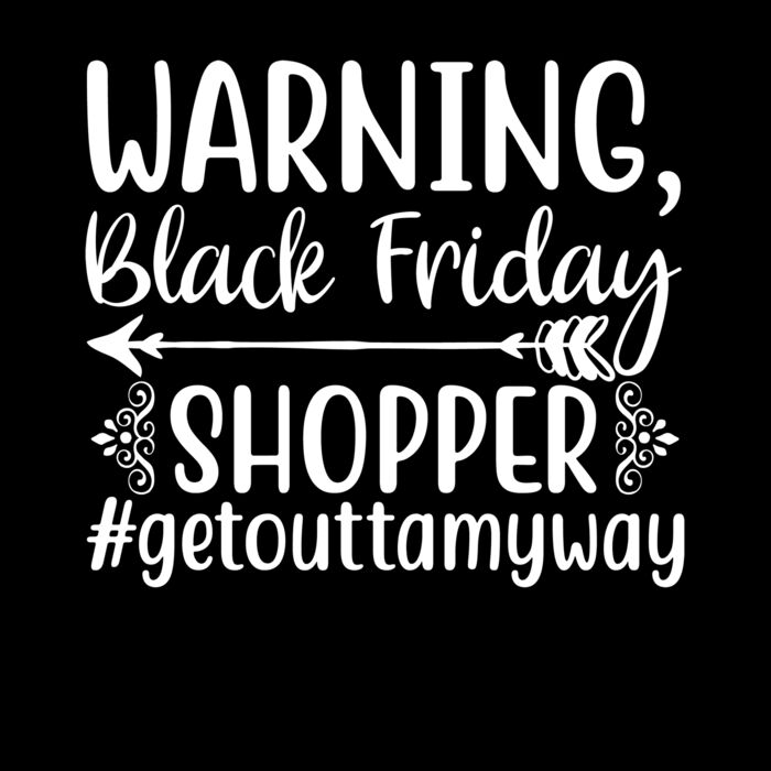 Warning black friday shopper Thumbnail