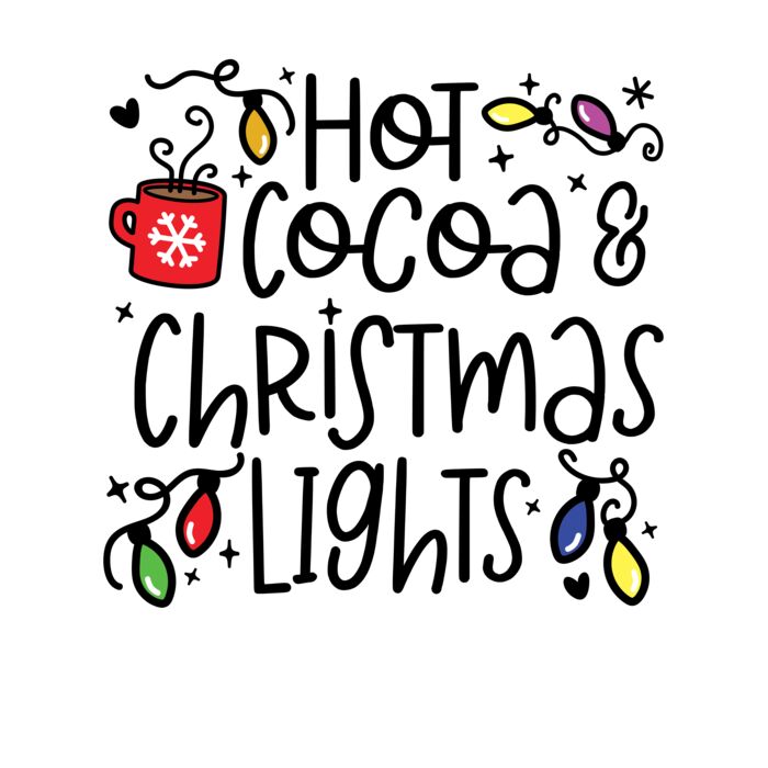 Hot Cocoa Christmas Lights Thumbnail
