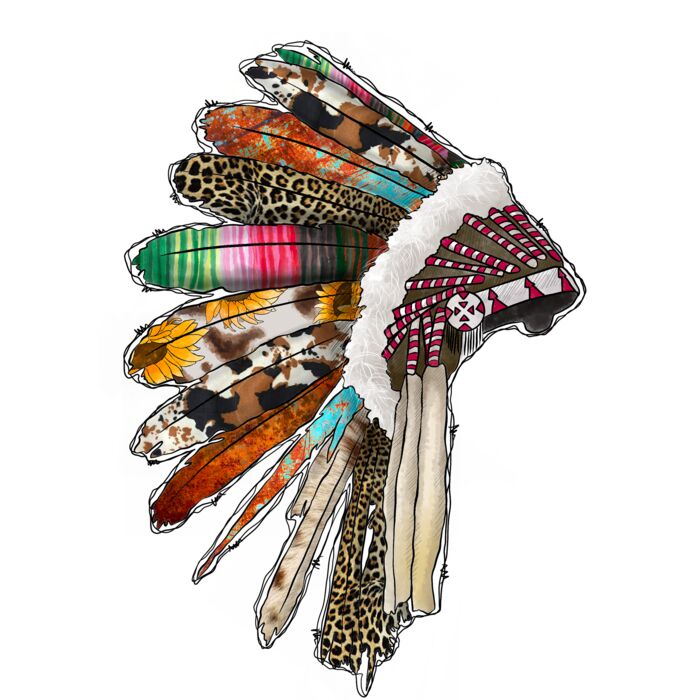 western head dress Thumbnail