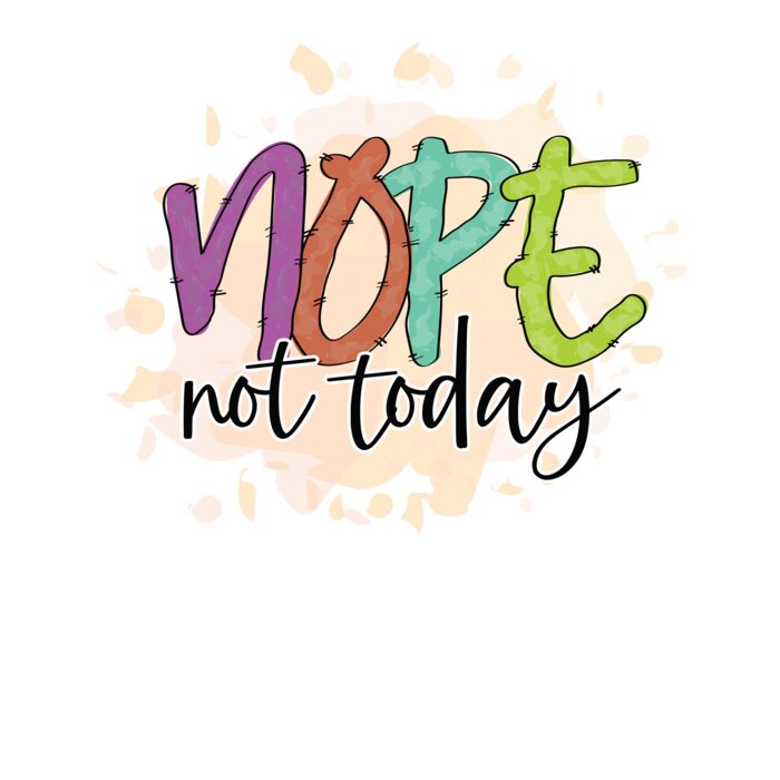 nope not today  watercolor Thumbnail