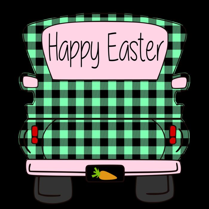HAPPY EASTER  PLAID TRUCK Thumbnail