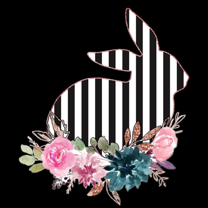 FLORAL STRIPED BUNNY Thumbnail