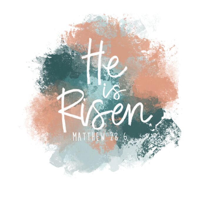 HE IS RISEN WATERCOLOR Thumbnail