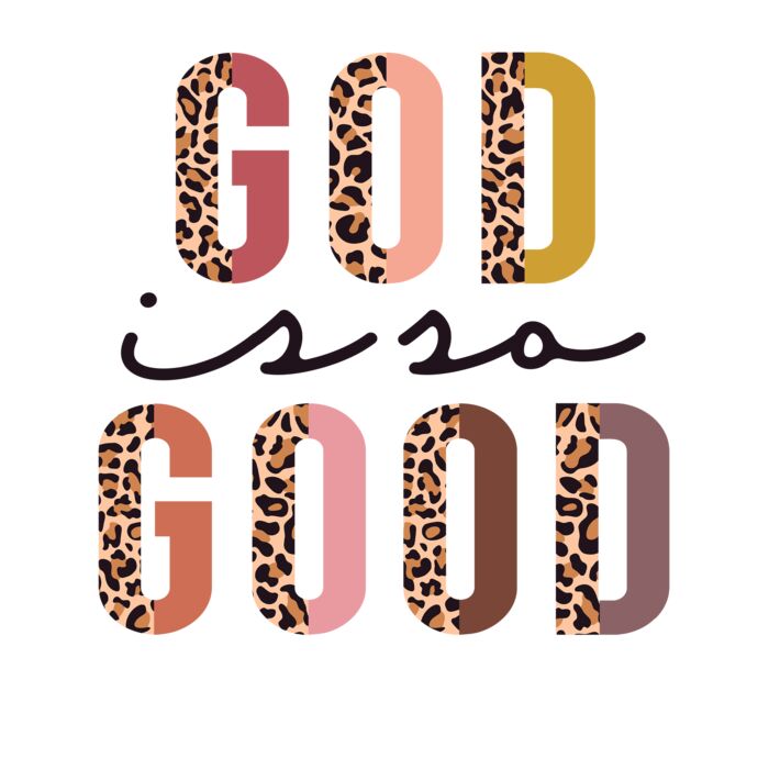 God is so good leopard Thumbnail