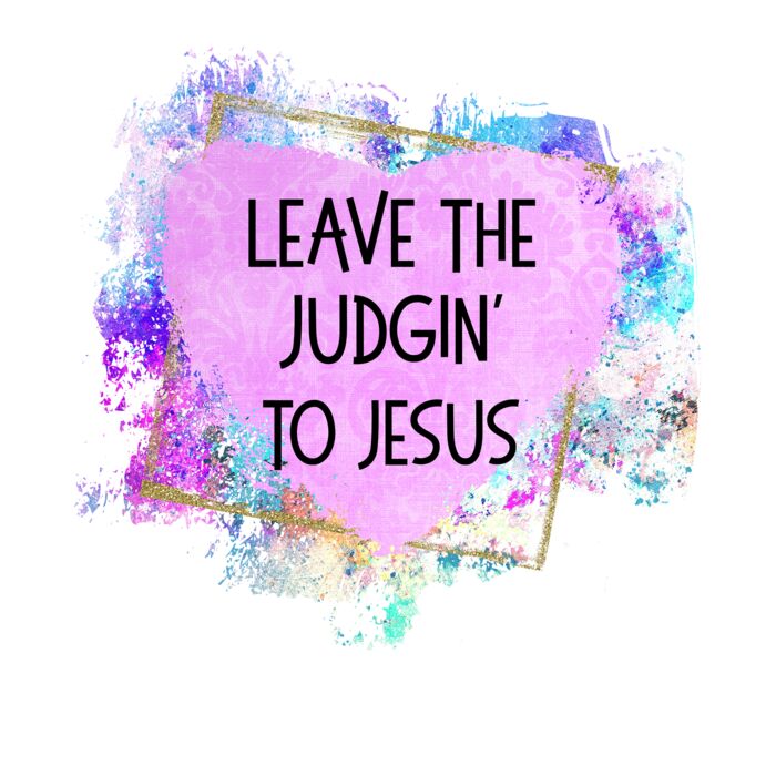 LEAVE THE JUDGIN TO JESUS WATERCOLOR   CAMO TEE Thumbnail