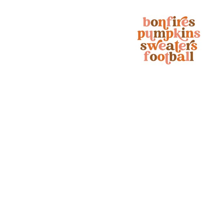 BONFIRES PUMPKINS FOOTBAL POCKET PRINT Thumbnail