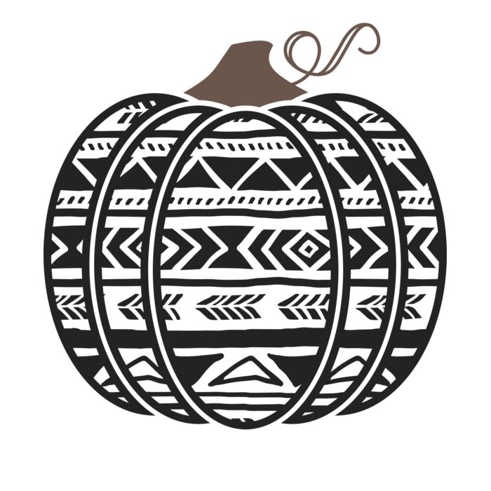 aztec pattern pumpkin Thumbnail