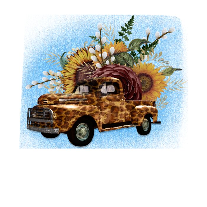 FALL FLORAL LEOPARD TRUCK Thumbnail