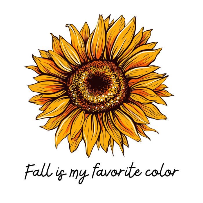 FALL IS MY FAVORITE COLOR  SUNFLOWER Thumbnail