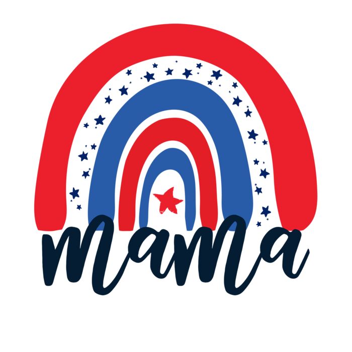 MAMA  RED WHITE BLUE Thumbnail