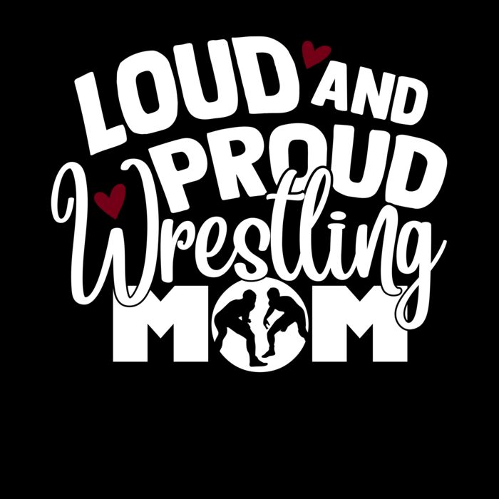 Loud and Proud Wrestling Mom WHITE Thumbnail