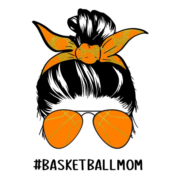 Messy Bun Basketball Mom Thumbnail