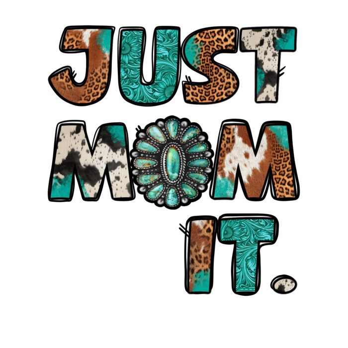 Just Mom It   Cow Print Thumbnail