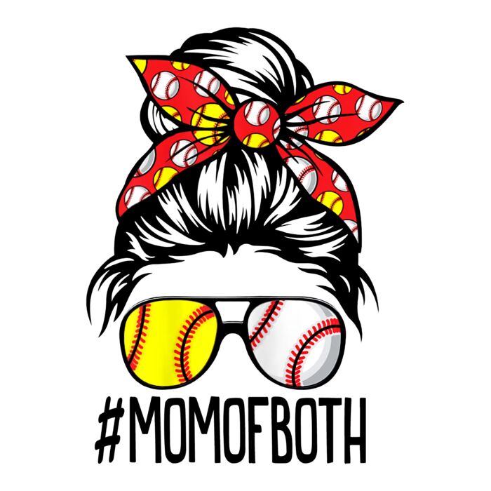 MOM OF BOTH  BASEBALL SOFTBALL Thumbnail